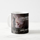 Mug Rêvez Gros. Astronaute dans l'espace (Devant gauche)