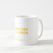 Mug Révision comme la correction orthographique Drôle (Devant droit)