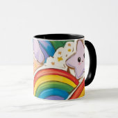 Mug Révolution arc-en-ciel de la joie ! (Devant droit)