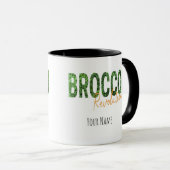 Mug Révolution de Brocoli Végans Légumes et végétarien (Devant droit)