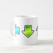 Mug Révolution de danse de danse (Devant gauche)