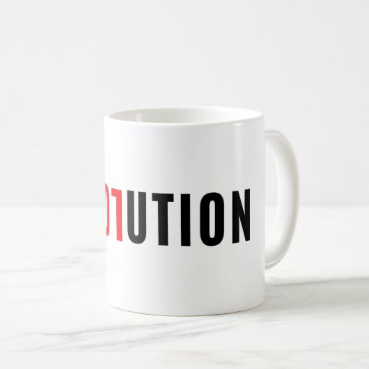 Mug Revolution sera love (Devant droit)
