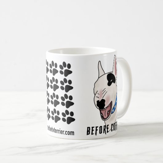 Mug Rex Avant et après la mule (Devant droit)