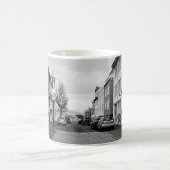 Mug Reykjavik Islande Street Scène noir et blanc (Centre)