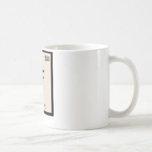 Mug Rf - Tableau périodique de chimie de fromage de