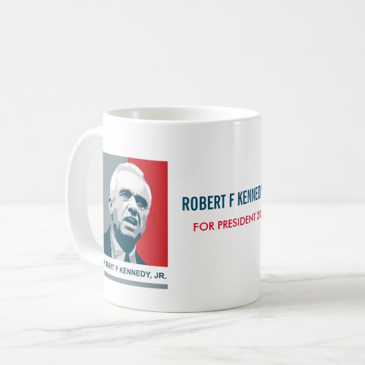 Mug RFK pour Président 2024 (Devant gauche)
