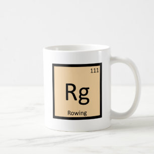 Mug Rg - Chimie des sports d'aviron Symbole du tableau