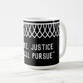 Mug RGB Lace Collared Justice, Justice U Poursuit (Devant droit)