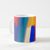 Mug "Rhapsodie de framboise" Art abstrait (Devant gauche)