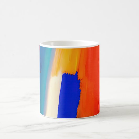 Mug "Rhapsodie de framboise" Art abstrait (Centre)