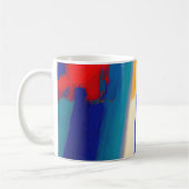 Mug "Rhapsodie de framboise" Art abstrait (Gauche)