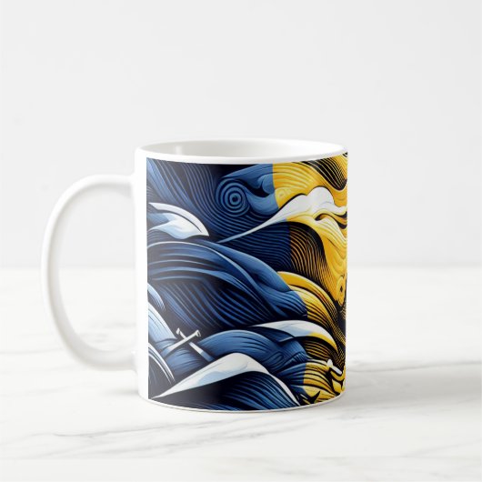 Mug Rhapsodie roumaine en cubisme (Gauche)
