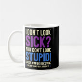 Mug Rheumatoid Arthritis Awareness Quote I Don't Look (Gauche)