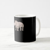 Mug Rhino cool | Cute Chubby Rhino (Devant droit)
