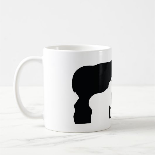 Mug Rhino noir et blanc (Gauche)