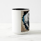 Mug Rhino traversant un mur (Centre)