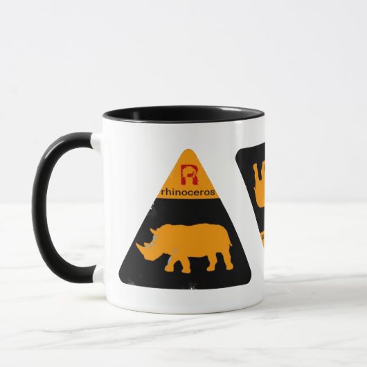 Mug rhinoceros (Gauche)