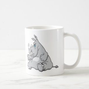 Mug rhinocéros assis têtu