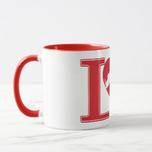 Mug Rhinoceros Love
