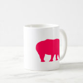 Mug Rhinocéros rose (Devant droit)