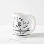 Mug Rhinoceros - Strength In Silence (Devant droit)