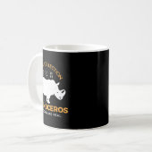 Mug Rhinoceros Unicorns Are Real Funny Animal (Devant gauche)