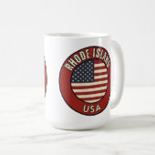 Mug Rhode Island États-Unis d'Amérique (Devant droit)