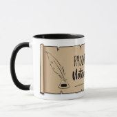 Mug Rhode Island Notaire Public Soll Feather Quill (Gauche)