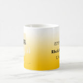 Mug - Rhode Island State Map avec la ville (Centre)