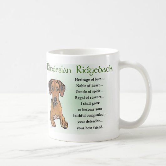 Mug Rhodesian Ridgeback Cadeaux (Droite)