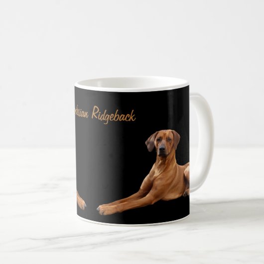 Mug Rhodesian Ridgeback Koffie Mok (Devant droit)