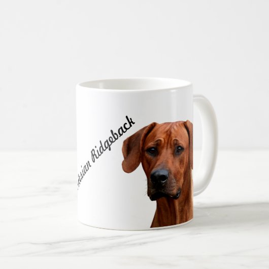 Mug Rhodesian Ridgeback mok (Devant droit)