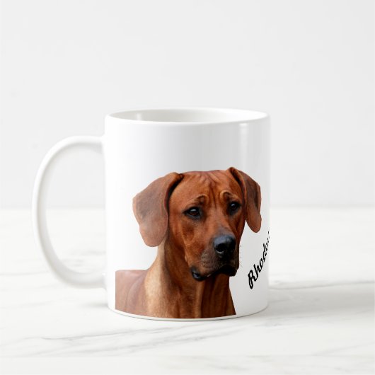 Mug Rhodesian Ridgeback mok (Gauche)