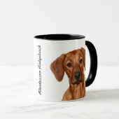 Mug Rhodesian Ridgeback mok (Devant droit)
