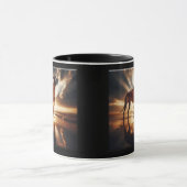Mug Rhodesian Ridgeback Sunset Beach Majesté (Centre)