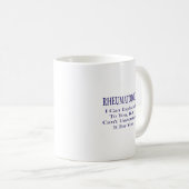 Mug Rhumatologie plaisanter .. Expliquer ne pas compre (Devant droit)