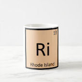 Mug Ri - Rhode Island State Chimistry Tableau périodiq (Centre)