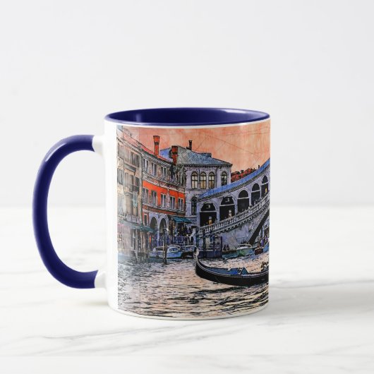 Mug Rialto bridge. Venice. Italy. (Gauche)