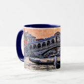 Mug Rialto bridge. Venice. Italy. (Devant gauche)