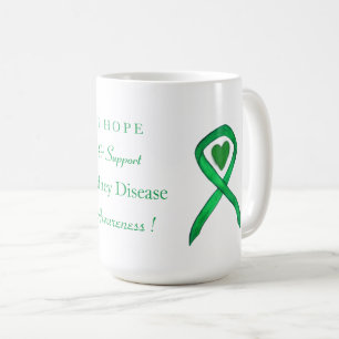 Mug Ribbon Art Coffee Cup de sensibilisation aux malad