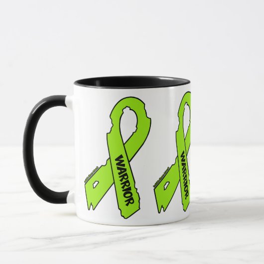 Mug Ribbon déchiré/Guerrier...Lyme (Gauche)