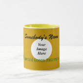 Mug Ribbon Emerald Green Stand Tmpl par Kenneth Yoncic (Centre)