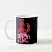 Mug Ribbon Forte Femmes Soutien Squad Cancer du Sein (Gauche)