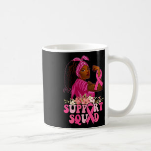 Mug Ribbon Forte Femmes Soutien Squad Cancer du Sein