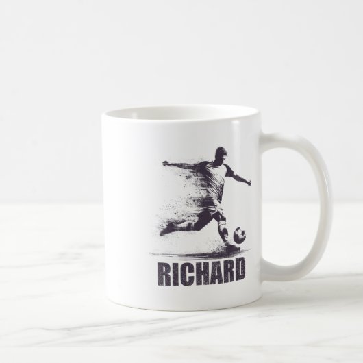 Mug Richard Football Garçons Personnalisé Prénom Richa (Droite)