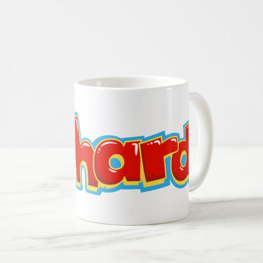 Mug Richard graffiti (Devant droit)