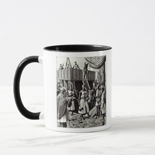 Mug Richard I place la voile pour la Terre Sainte, (Gauche)
