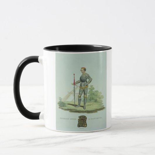 Mug Richard III (1452-85) 1470, gravé par W. Maddock (Gauche)