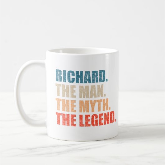 Mug Richard L'Homme Le Mythe La Légende (Gauche)