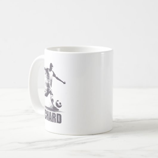 Mug Richard Soccer Boys Personalized First Name Richar (Devant gauche)